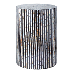 Столик с инкрустацией с перламутровым узором Dominic Black варинант исполнения - 1 | Loft Concept в Казани