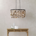 Люстра овальная с подвесками из устричных раковин Sea Ravens варинант исполнения - 4 | Loft Concept в Казани