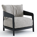 Кресло с каркасом из массива ясеня Deniaud Ash Grey Armchair варинант исполнения - 7 | Loft Concept в Казани