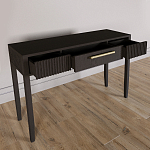 Элегантная Консоль Primo с выдвижным ящиком Темный орех варинант исполнения - 5 | Loft Concept в Казани