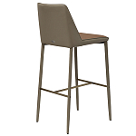 Стул барный с терракотовой обивкой из экокожи Spectacular High Chair варинант исполнения - 2 | Loft Concept в Казани