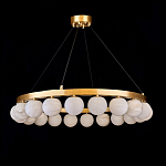 Люстра круглая с сферическими плафонами из натурального камня Phased Spheres варинант исполнения - 1 | Loft Concept в Казани