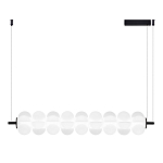 Светодиодный подвесной светильник линейный с белым воздушным плафоном Glowing Cloud варинант исполнения - 1 | Loft Concept в Казани