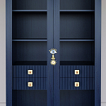 Дизайнерский шкаф витрина Elsa Dreams Blue с 4-мя ящиками варинант исполнения - 2 | Loft Concept в Казани