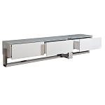 Тумба под телевизор со стеклянным фасадом Modern TumbvTV варинант исполнения - 2 | Loft Concept в Казани