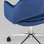 Кресло для компьютерного стола Veloury Blue варинант исполнения - 8 | Loft Concept в Казани