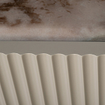 Тумба под телевизор серая с мраморной столешницей Uniqueness Marble варинант исполнения - 4 | Loft Concept в Казани