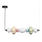 Подвесной светильник линейный с керамическими элементами 24W LED Fragrant Light варинант исполнения - 3 | Loft Concept в Казани