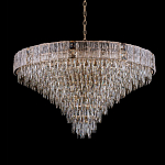 Люстра с каскадом из прозрачного хрусталя Constant Sparks варинант исполнения - 14 | Loft Concept в Казани