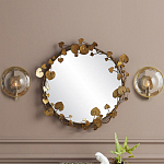 Бра круглое с прозрачным рельефным плафоном Crystal Prism варинант исполнения - 3 | Loft Concept в Казани