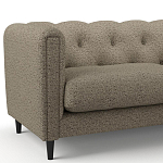 Мебельная ткань Шенилл коричневый цвет 138 см T4-28 варинант исполнения - 6 | Loft Concept в Казани