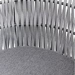 Кресло с декоративным плетением на спинке и подлокотниках Armchair Weaving варинант исполнения - 8 | Loft Concept в Казани