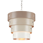 Подвесной светильник фигурный из 4-х широких колец Alternating Rings варинант исполнения - 1 | Loft Concept в Казани