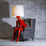 Лампа MANNEQUIN LAMP с абажуром девушка на кресле варинант исполнения - 4 | Loft Concept в Казани