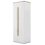 Шкаф платяной с белым глянцевым фасадом Grace of Furniture варинант исполнения - 2 | Loft Concept в Казани