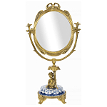 Настольное зеркало в бронзовой рамке Eden Garden варинант исполнения - 1 | Loft Concept в Казани