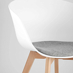 Стул из пластика с мягким сиденьем Eames варинант исполнения - 7 | Loft Concept в Казани