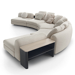 Большой угловой Диван California трансформер с приставными деревянными модулями   варинант исполнения - 2 | Loft Concept в Казани