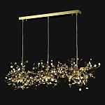 Люстра подвесная из трех частей с металлическими круглыми элементами Terzani Argent варинант исполнения - 5 | Loft Concept в Казани