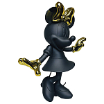 Статуэтка Минни Маус черного и золотого цвета Minnie Mouse Black&Gold Figurine  варинант исполнения - 4 | Loft Concept в Казани