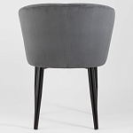 Мягкое кресло на металлических ножках Shaggy Dark Grey варинант исполнения - 3 | Loft Concept в Казани