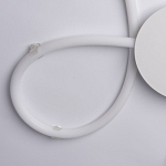 Люстра белого цвета с тремя изогнутыми светодиоидными плафонами Luke Lampco Tracer Lamp варинант исполнения - 3 | Loft Concept в Казани