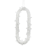 Подвесной светильник овальной формы с декором кристаллы Gilbertine Oval Crystals Hanging Lamp варинант исполнения - 1 | Loft Concept в Казани