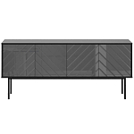 Длинная тумба с зеркальным декором Serena варинант исполнения - 11 | Loft Concept в Казани