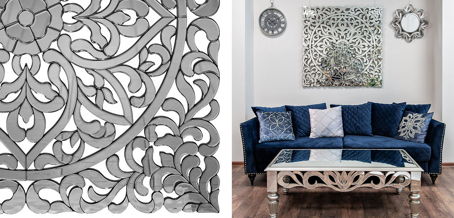 Зеркальное панно Openwork Mirror Square - Loft-Concept в Казани