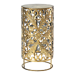 Столик приставной с цветочной резной фактурой Madagascar варинант исполнения - 1 | Loft Concept в Казани