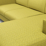 Мебельная ткань Шенилл горчичный цвет 142 см T4-62 варинант исполнения - 10 | Loft Concept в Казани