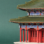 Макет Китайской пагоды миниатюра Дворцовый парк Синцинь в Пекине варинант исполнения - 1 | Loft Concept в Казани