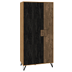 Шкаф двухдверный с 2-мя отделами с полками Stone Effect варинант исполнения - 1 | Loft Concept в Казани