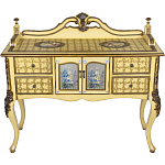 Комод деревянный Illustration of flowers варинант исполнения - 1 | Loft Concept в Казани