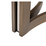 Столик журнальный с круглой мраморной столешницей Unique Stone Design варинант исполнения - 6 | Loft Concept в Казани