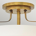 Потолочный светильник с круглым матовым белым плафоном Hinkley варинант исполнения - 6 | Loft Concept в Казани