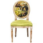 Стул из натурального бука с цветочным принтом Impressionism in Color варинант исполнения - 1 | Loft Concept в Казани