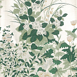 Обои ручная роспись Uki Hana Original Colourway on 12 Carat White Gold gilded paper варинант исполнения - 1 | Loft Concept в Казани