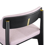 Барный стул из массива ясеня с обивкой из рогожки Elegant Ash Shape варинант исполнения - 5 | Loft Concept в Казани