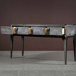 Консоль прямоугольная серая с 4-мя выдвижными ящиками Grany варинант исполнения - 3 | Loft Concept в Казани