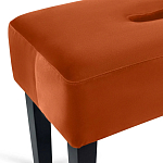 Мягкий  пуф на черных ножках Winton Pouf варинант исполнения - 16 | Loft Concept в Казани