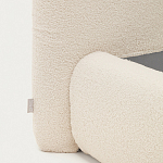 Кровать со съемным бежевым чехлом из ткани букле White Boucle Collection варинант исполнения - 4 | Loft Concept в Казани