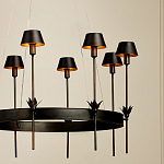 Люстра круглая со светодиодными лампами Innovation варинант исполнения - 5 | Loft Concept в Казани