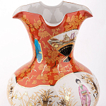 Ваза красного цвета с рисунком Chinoiserie Ceramics варинант исполнения - 1 | Loft Concept в Казани