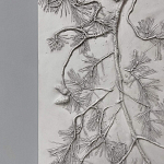 Панно Сосна варинант исполнения - 2 | Loft Concept в Казани