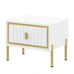 Тумба прикроватная белая с ящиком Antique Order варинант исполнения - 1 | Loft Concept в Казани