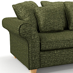 Мебельная ткань Шенилл зеленый цвет 138 см T4-22 варинант исполнения - 7 | Loft Concept в Казани