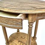 Деревянный овальный кофейный стол Margery Provence Coffee Table варинант исполнения - 5 | Loft Concept в Казани