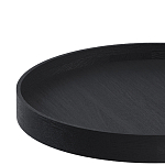 Cross W поднос из массива дуба чёрного цвета варинант исполнения - 1 | Loft Concept в Казани