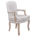 Кресло Aubrey Classical Armchair beige flax варинант исполнения - 1 | Loft Concept в Казани